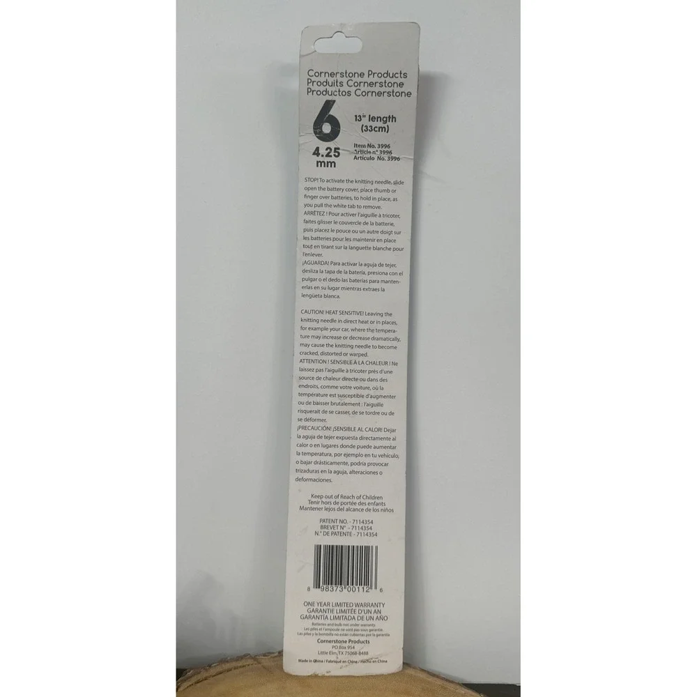 Cornerstone Products Knit Lite Knitting Needles 13